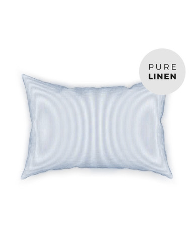 Summer Blues Linen Pillowcase