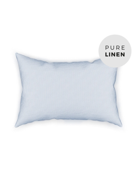 Summer Blues Linen Pillowcase