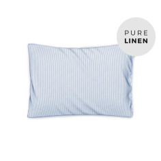 Summer Blues Linen Toddler Pillowcase