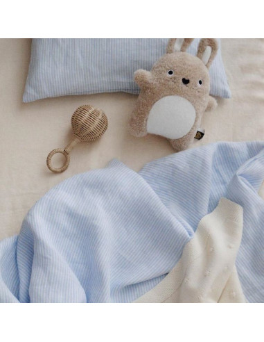 Baby lanena prevleka za odejo Summer Blues
