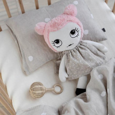 Buttons Linen Toddler Pillowcase 2