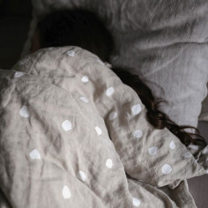 Buttons Linen Duvet Cover 2