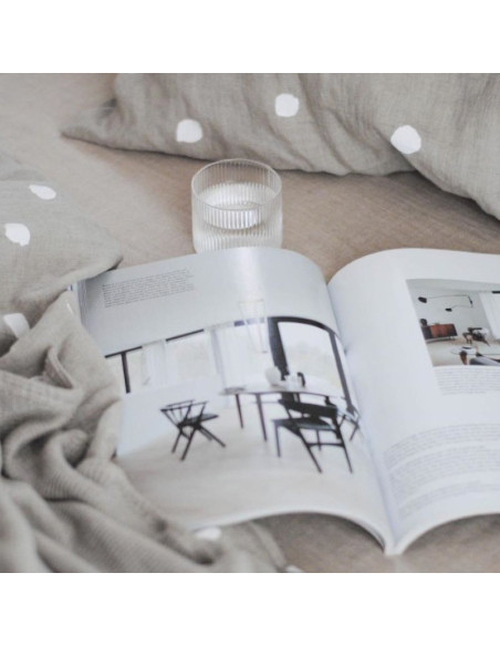 Buttons Linen Pillowcase