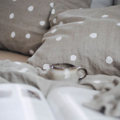 Buttons Linen Pillowcase 2