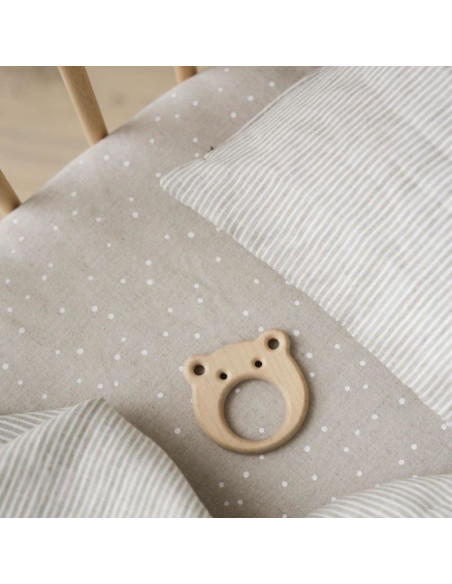 Stripes Linen Toddler Pillowcase