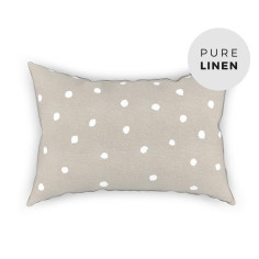 Buttons Linen Pillowcase