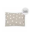 Buttons Linen Toddler Pillowcase