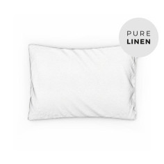 Pure White Linen Toddler Pillowcase