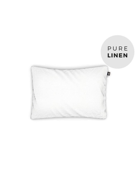 Pure White Linen Baby Pillowcase