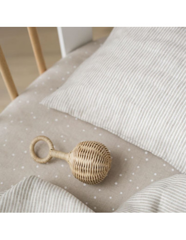 Stripes Linen Baby Pillowcase