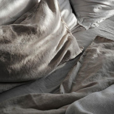 Natural Linen Double Duvet Cover 2
