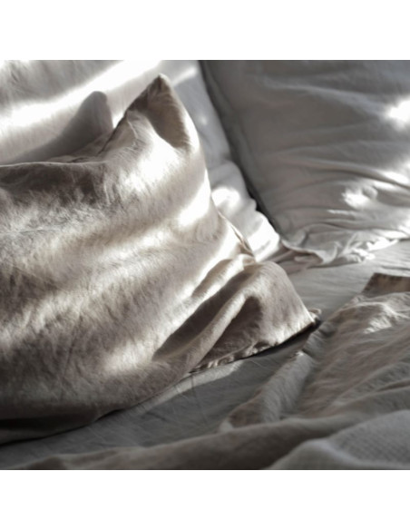 Lanena prevleka za vzglavnik Natural linen
