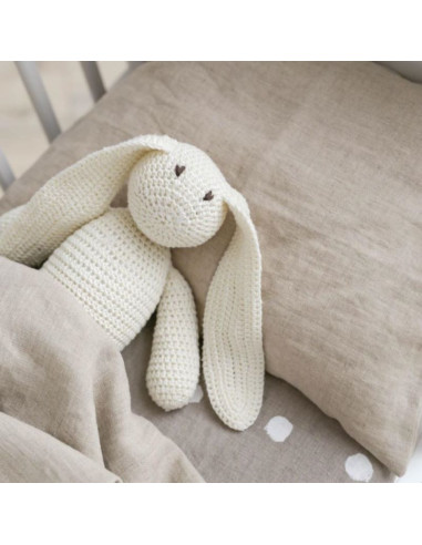 Junior lanena prevleka za vzglavnik Natural linen