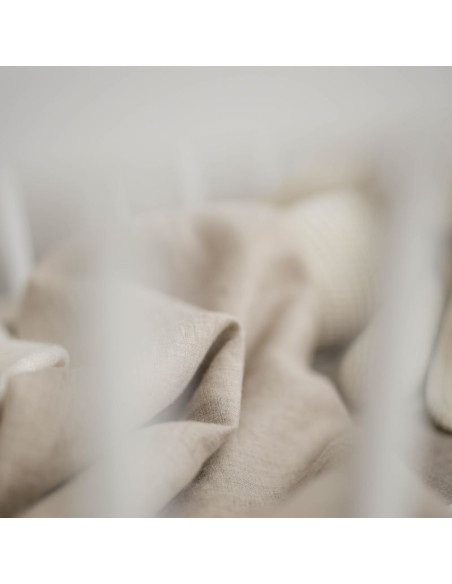 Junior lanena prevleka za odejo Natural linen