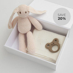 Apricot Bunny Set in a Gift Box