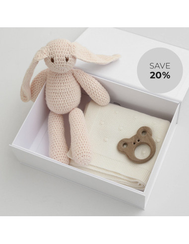 Apricot Bunny Set in a Gift Box