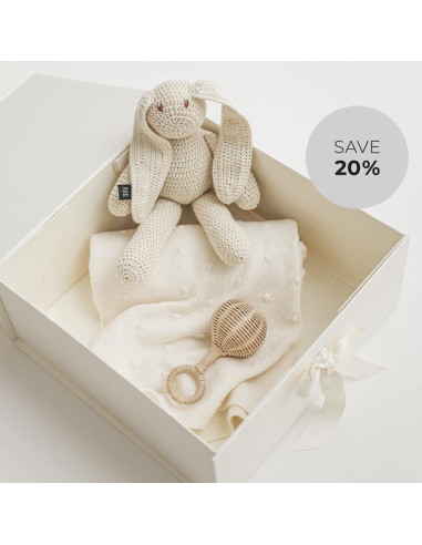 Cream Bunny Set in a Gift Box