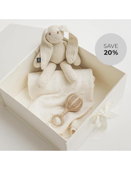 Cream Bunny Set in a Gift Box