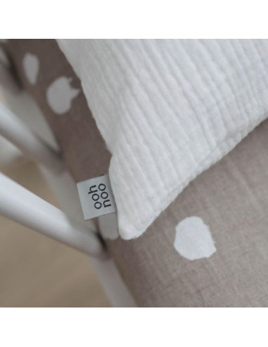 Baby muslin prevleka za vzglavnik White