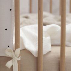 White Muslin Toddler Duvet Cover 2