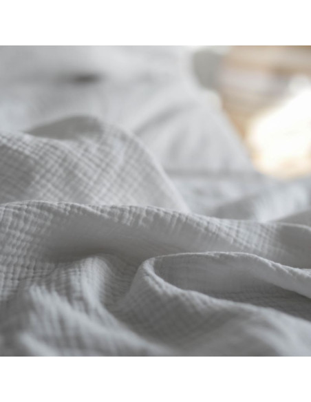 White Muslin Duvet Cover