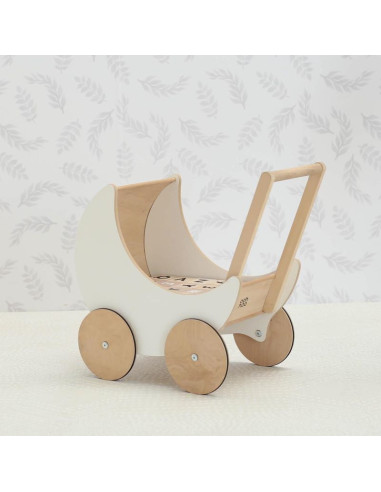 Wooden Doll Pram