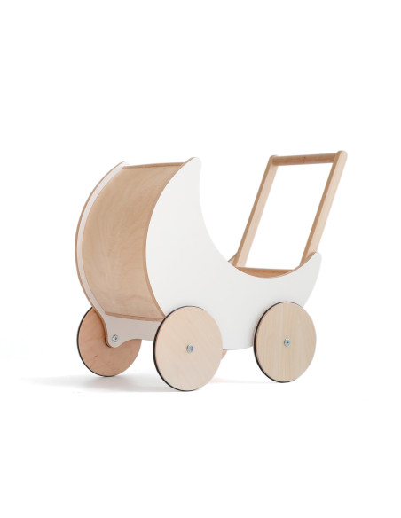 Wooden Doll Pram