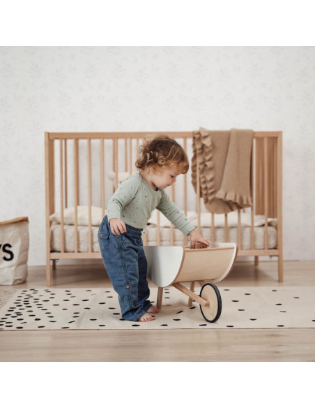 Wooden Toy Wheelbarrow for Kids