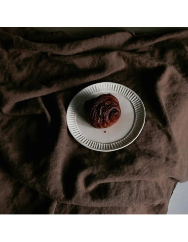 Mocha Linen Duvet Cover