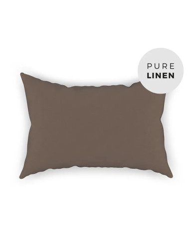 Mocha Linen Pillowcase