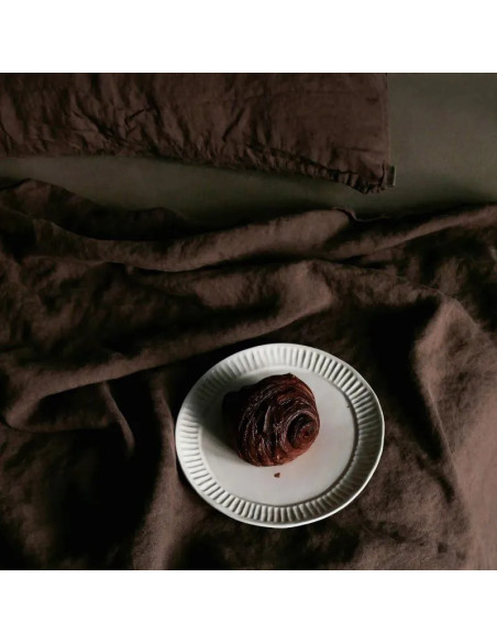 Mocha Linen Pillowcase