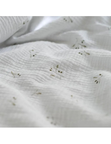 Muslin prevleka za odejo Olive tree