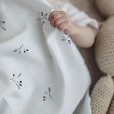 Black Olive Tree Cotton Baby Duvet Cover 2