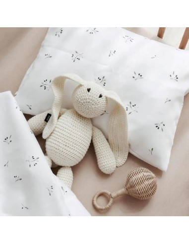 Black Olive Tree Cotton Toddler Pillowcase