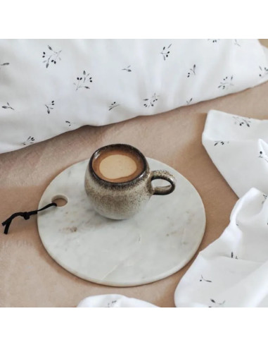 Black Olive Tree Cotton Pillowcase