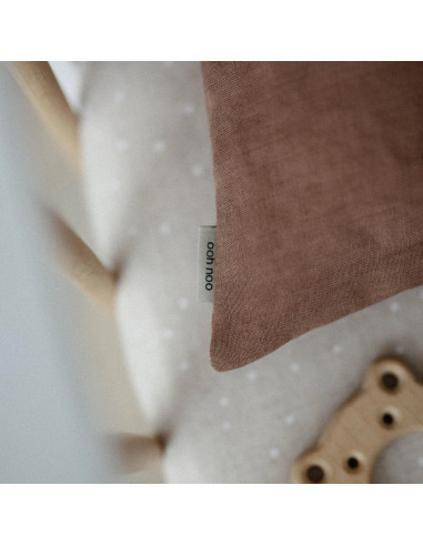 Truffle Linen Baby Pillowcase