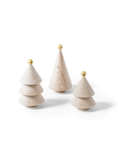 WOODEN ORNAMENT - Tree