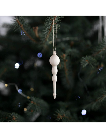 WOODEN ORNAMENT - ICICLE