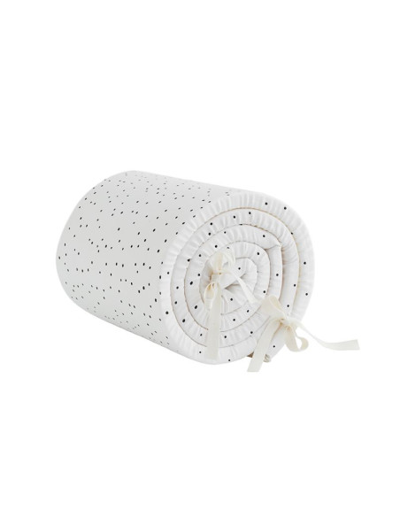 Baby Bumper Black Confetti