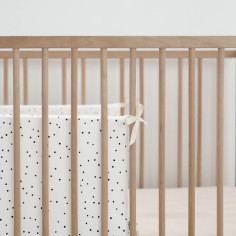 Baby Bumper Black Confetti 2