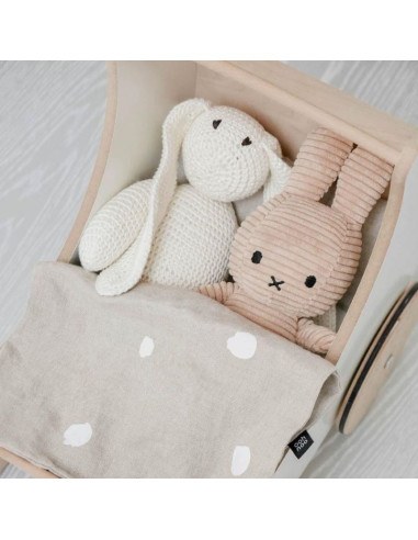 Miffy zajček iz žameta v bež barvi