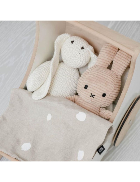 Miffy zajček iz žameta v bež barvi