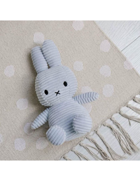 Miffy Zajček iz Korduroja v Ledeno Modri Barvi