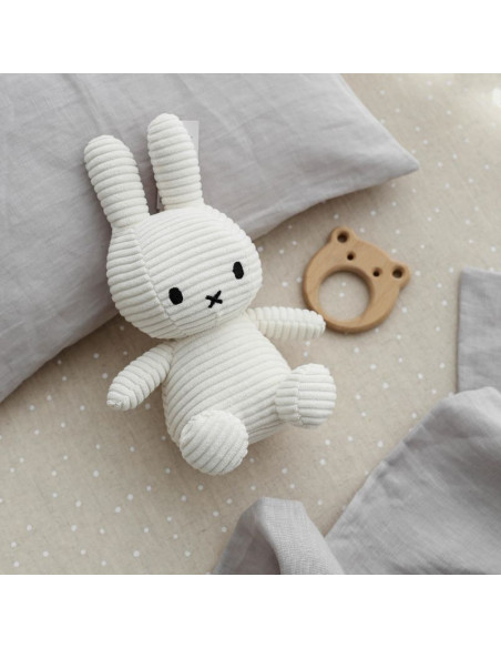 Miffy zajček iz žameta v beli barvi