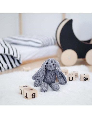 Crochet Bunny - Chrome