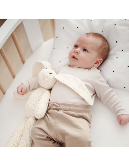 Crochet Cotton Bunny in Cream