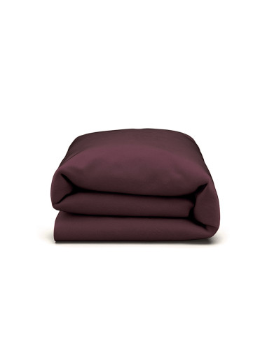 Lanena prevleka za odejo Dark ruby