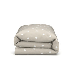 Buttons Linen Toddler Duvet Cover