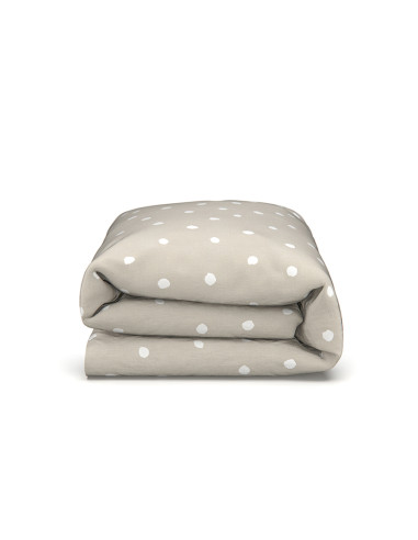Buttons Linen Toddler Duvet Cover