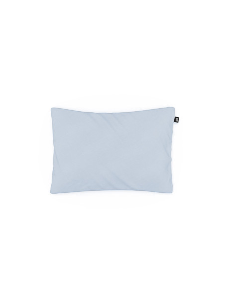 Soft Blue Linen Baby Pillowcase
